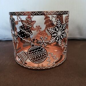 Festive Copper Candle Holder